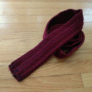 Vintage Handwoven Pure Wool Tie Maria Svatina Made in Canada